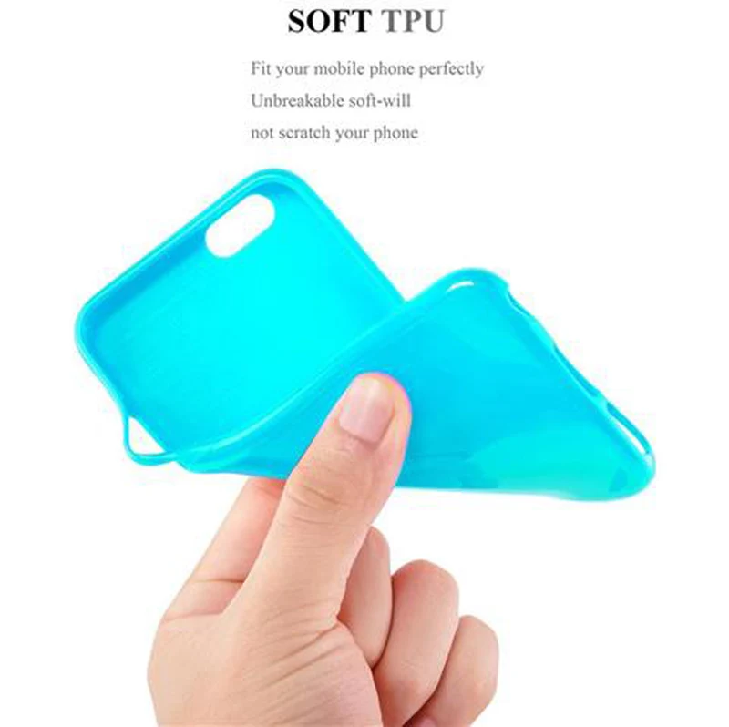 Cadorabo Hülle kompatibel mit Apple iPhone 6 / 6S Schutzhülle aus flexiblem TPU Silikon