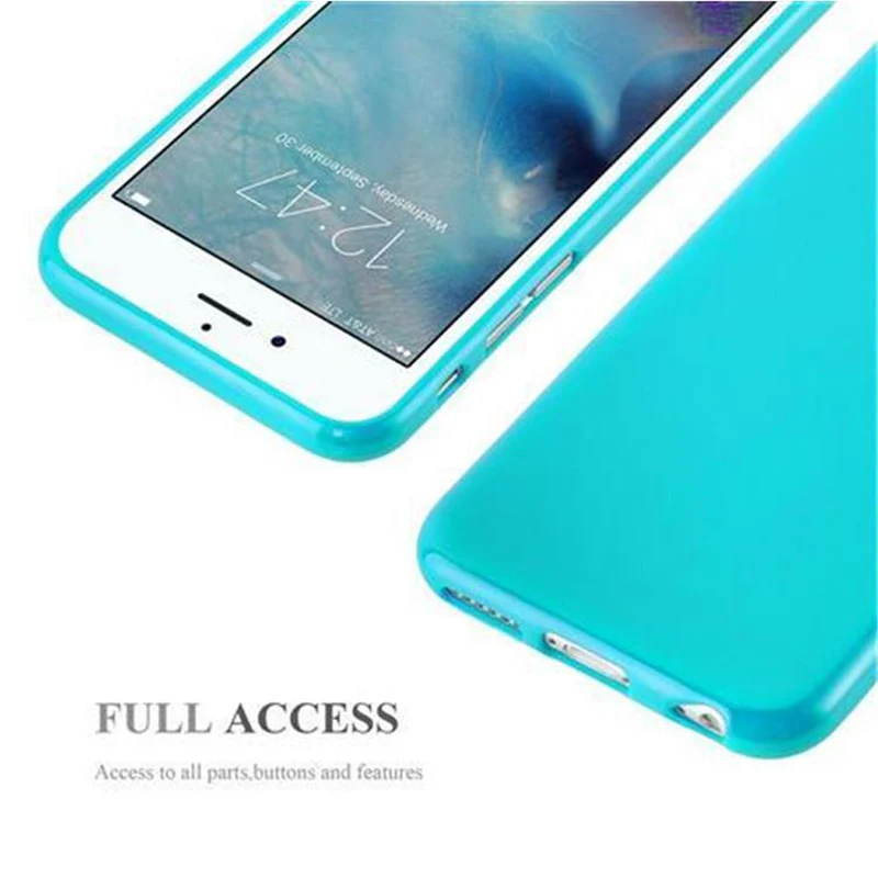 Cadorabo Hülle kompatibel mit Apple iPhone 6 / 6S Schutzhülle aus flexiblem TPU Silikon