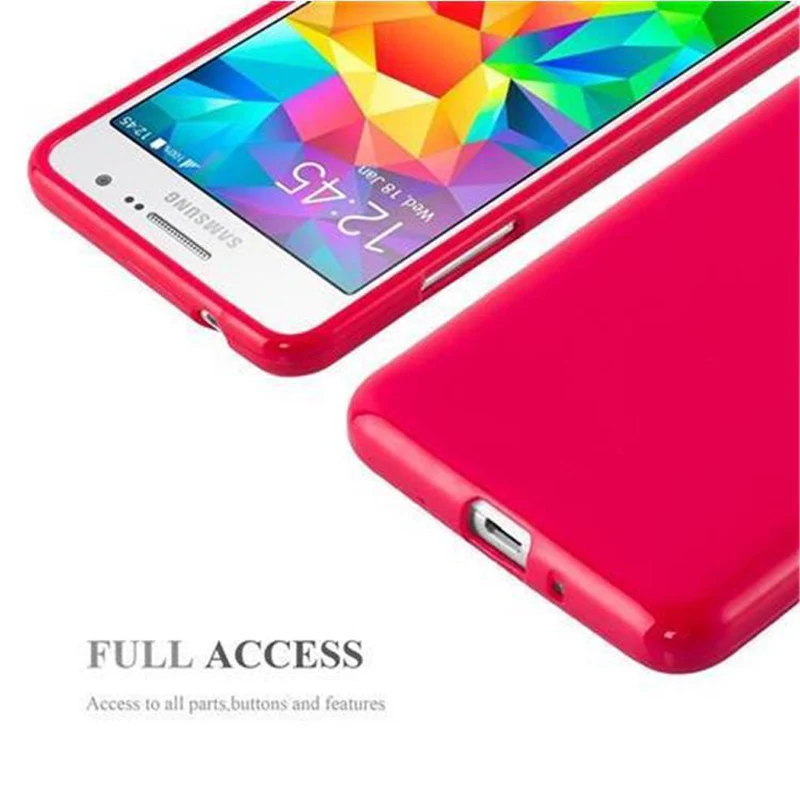 Cadorabo Hülle kompatibel mit Samsung Galaxy GRAND PRIME Schutzhülle aus flexiblem TPU Silikon