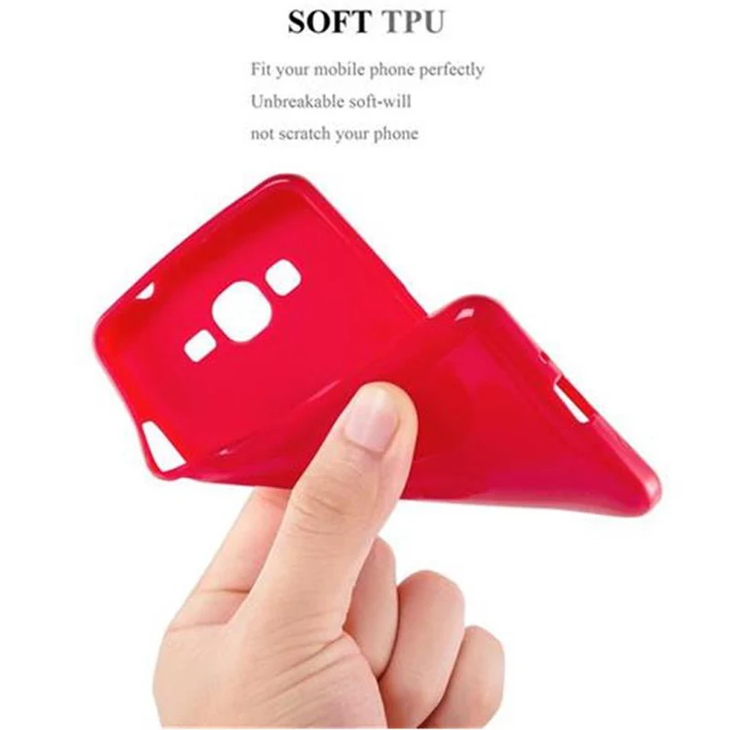 Cadorabo Hülle kompatibel mit Samsung Galaxy GRAND PRIME Schutzhülle aus flexiblem TPU Silikon