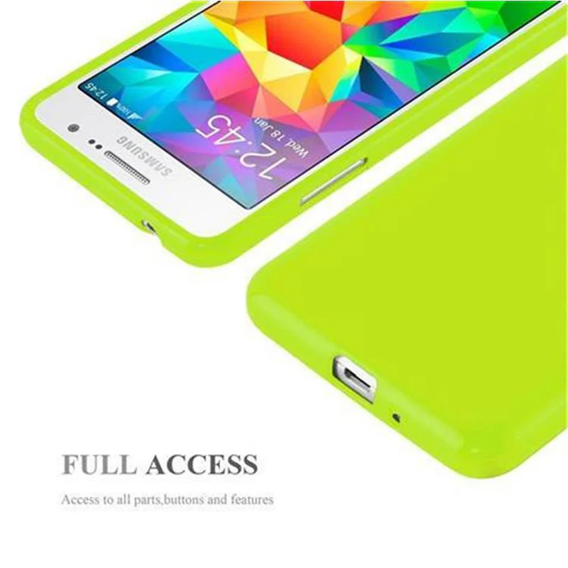 Cadorabo Hülle kompatibel mit Samsung Galaxy GRAND PRIME Schutzhülle aus flexiblem TPU Silikon