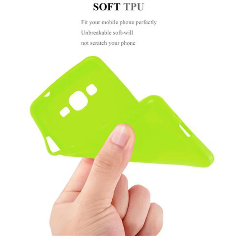 Cadorabo Hülle kompatibel mit Samsung Galaxy GRAND PRIME Schutzhülle aus flexiblem TPU Silikon