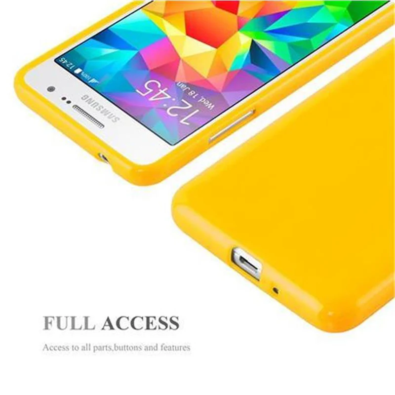 Cadorabo Hülle kompatibel mit Samsung Galaxy GRAND PRIME Schutzhülle aus flexiblem TPU Silikon