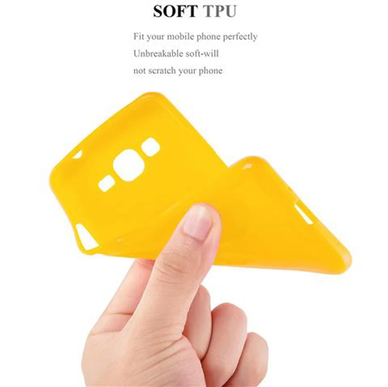 Cadorabo Hülle kompatibel mit Samsung Galaxy GRAND PRIME Schutzhülle aus flexiblem TPU Silikon