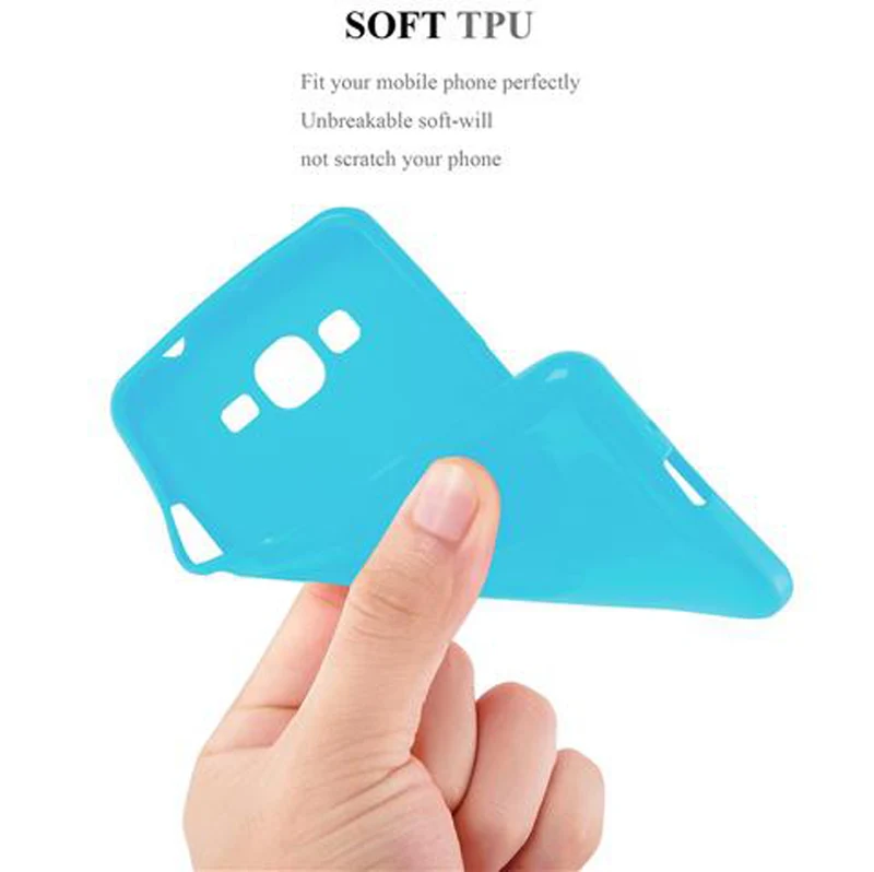 Cadorabo Hülle kompatibel mit Samsung Galaxy GRAND PRIME Schutzhülle aus flexiblem TPU Silikon