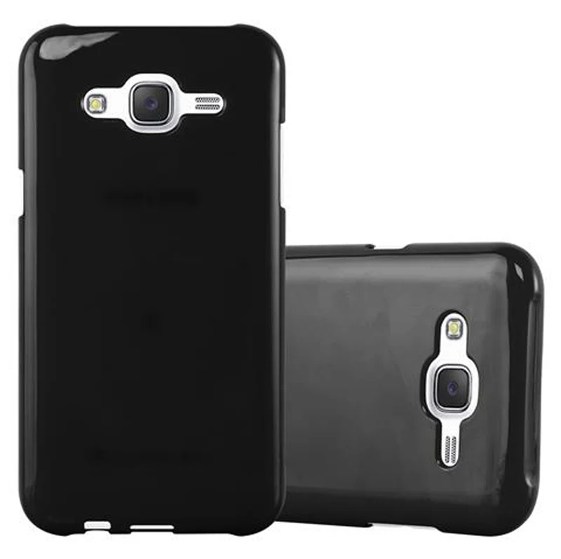 Cadorabo Hülle kompatibel mit Samsung Galaxy J5 2015 Schutzhülle aus flexiblem TPU Silikon