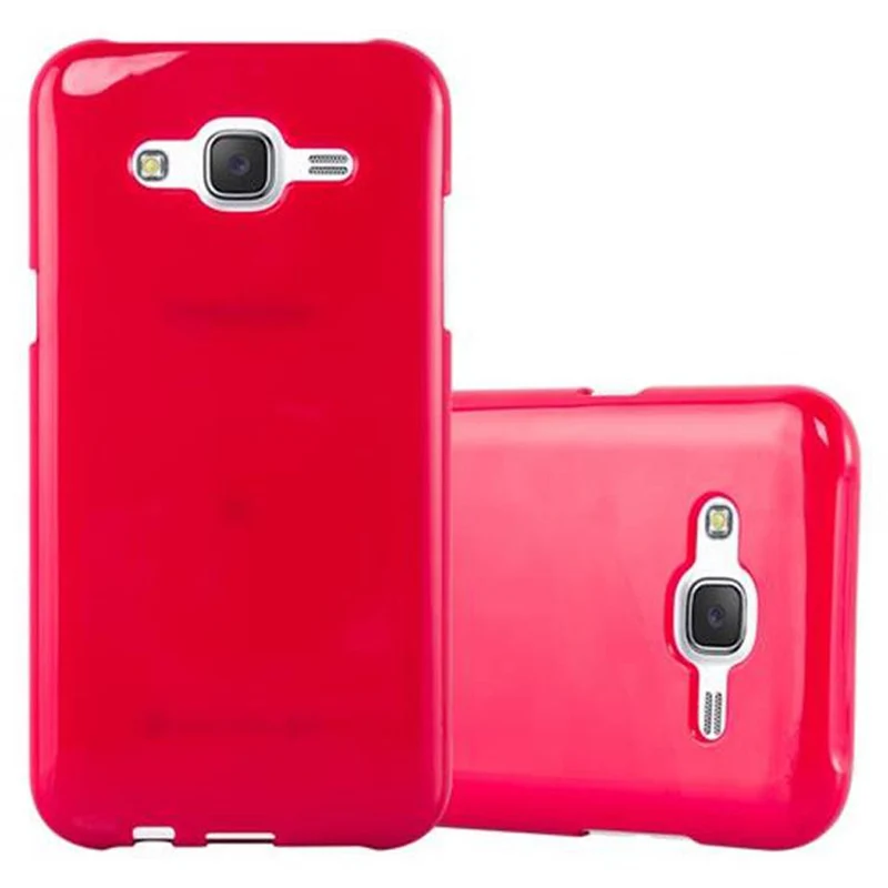 Cadorabo Hülle kompatibel mit Samsung Galaxy J5 2015 Schutzhülle aus flexiblem TPU Silikon