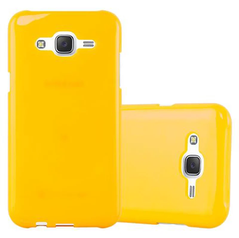 Cadorabo Hülle kompatibel mit Samsung Galaxy J5 2015 Schutzhülle aus flexiblem TPU Silikon