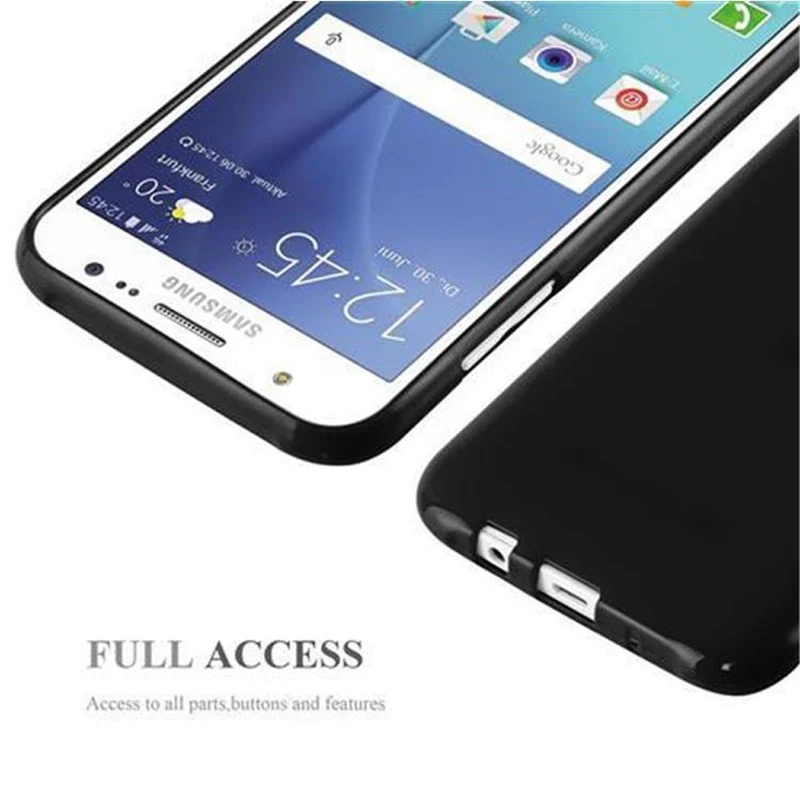 Cadorabo Hülle kompatibel mit Samsung Galaxy J5 2015 Schutzhülle aus flexiblem TPU Silikon