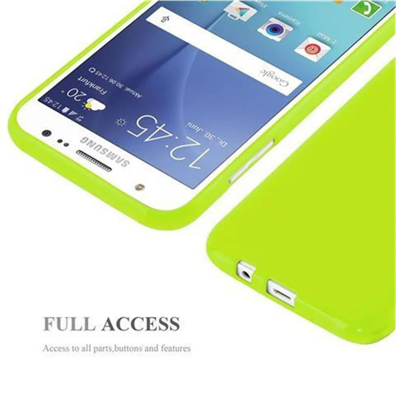 Cadorabo Hülle kompatibel mit Samsung Galaxy J5 2015 Schutzhülle aus flexiblem TPU Silikon