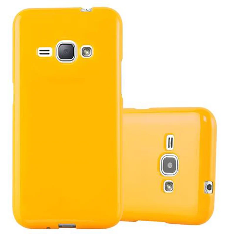 Cadorabo Hülle kompatibel mit Samsung Galaxy J1 2015 Schutzhülle aus flexiblem TPU Silikon