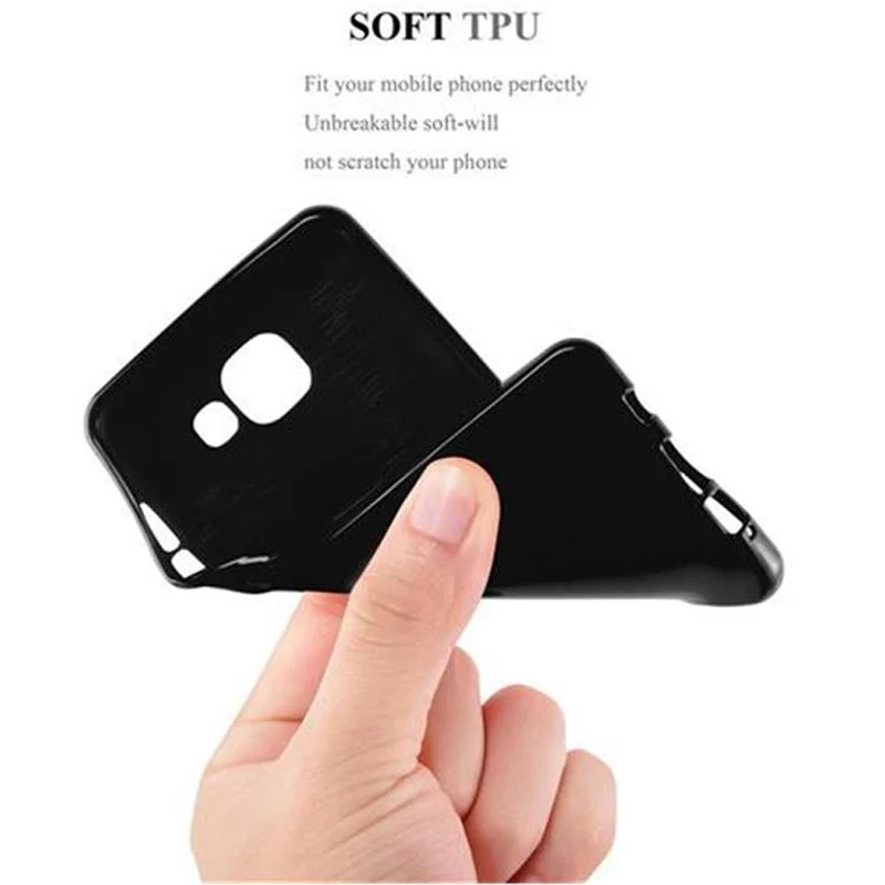 Cadorabo Hülle kompatibel mit Samsung Galaxy J1 2015 Schutzhülle aus flexiblem TPU Silikon