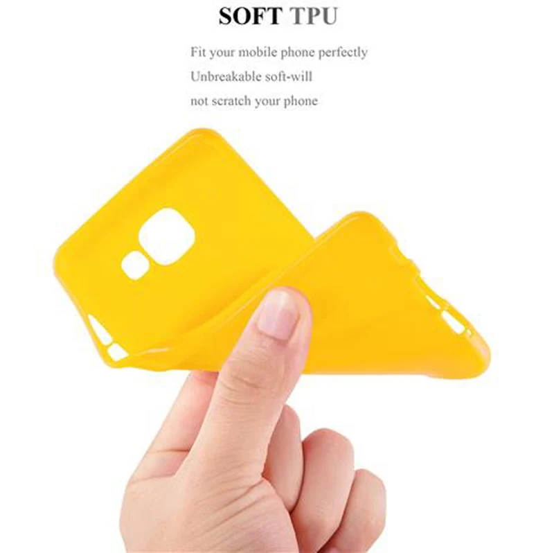 Cadorabo Hülle kompatibel mit Samsung Galaxy J1 2015 Schutzhülle aus flexiblem TPU Silikon