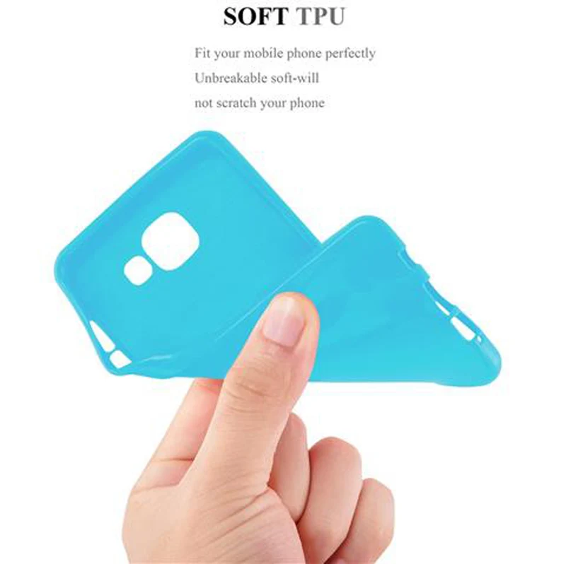 Cadorabo Hülle kompatibel mit Samsung Galaxy J1 2015 Schutzhülle aus flexiblem TPU Silikon