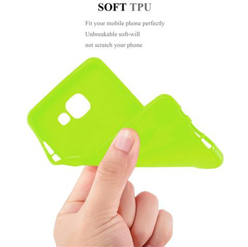 Cadorabo Hülle kompatibel mit Samsung Galaxy A5 2015 Schutzhülle aus flexiblem TPU Silikon