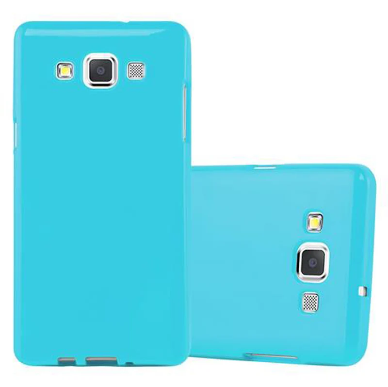 Cadorabo Hülle kompatibel mit Samsung Galaxy A5 2015 Schutzhülle aus flexiblem TPU Silikon