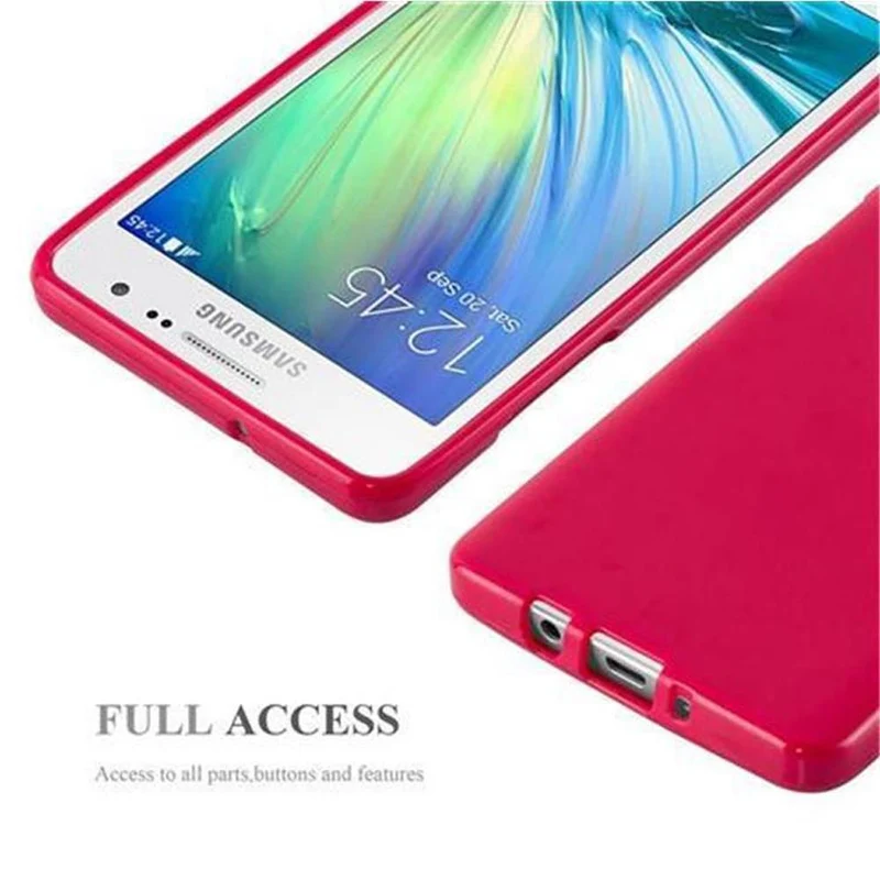 Cadorabo Hülle kompatibel mit Samsung Galaxy A5 2015 Schutzhülle aus flexiblem TPU Silikon
