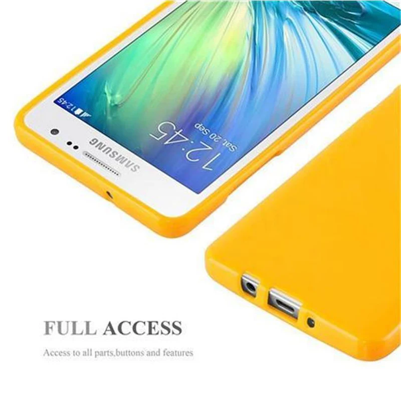 Cadorabo Hülle kompatibel mit Samsung Galaxy A5 2015 Schutzhülle aus flexiblem TPU Silikon