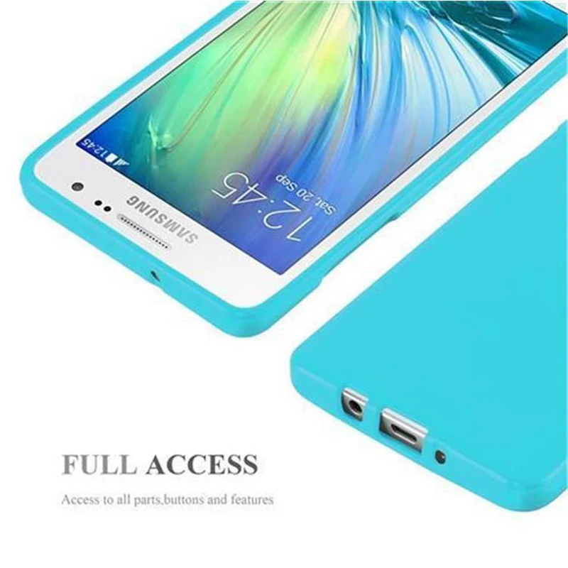 Cadorabo Hülle kompatibel mit Samsung Galaxy A5 2015 Schutzhülle aus flexiblem TPU Silikon