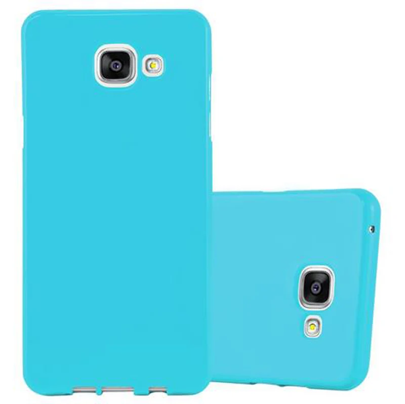 Cadorabo Hülle kompatibel mit Samsung Galaxy A3 2016 Schutzhülle aus flexiblem TPU Silikon