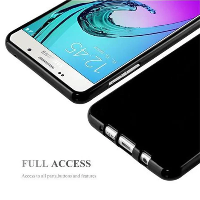 Cadorabo Hülle kompatibel mit Samsung Galaxy A3 2016 Schutzhülle aus flexiblem TPU Silikon