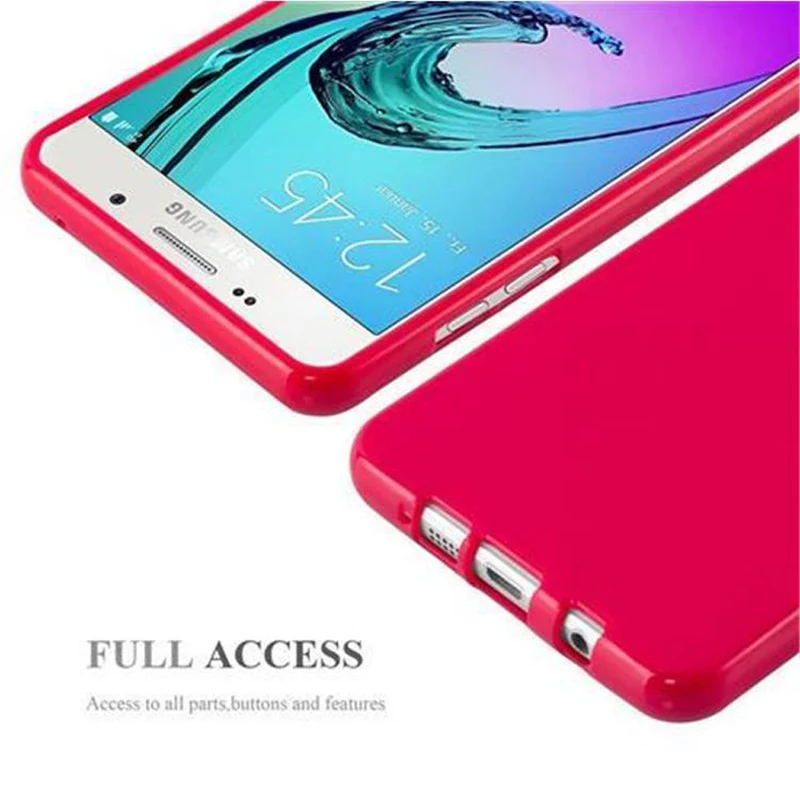 Cadorabo Hülle kompatibel mit Samsung Galaxy A3 2016 Schutzhülle aus flexiblem TPU Silikon