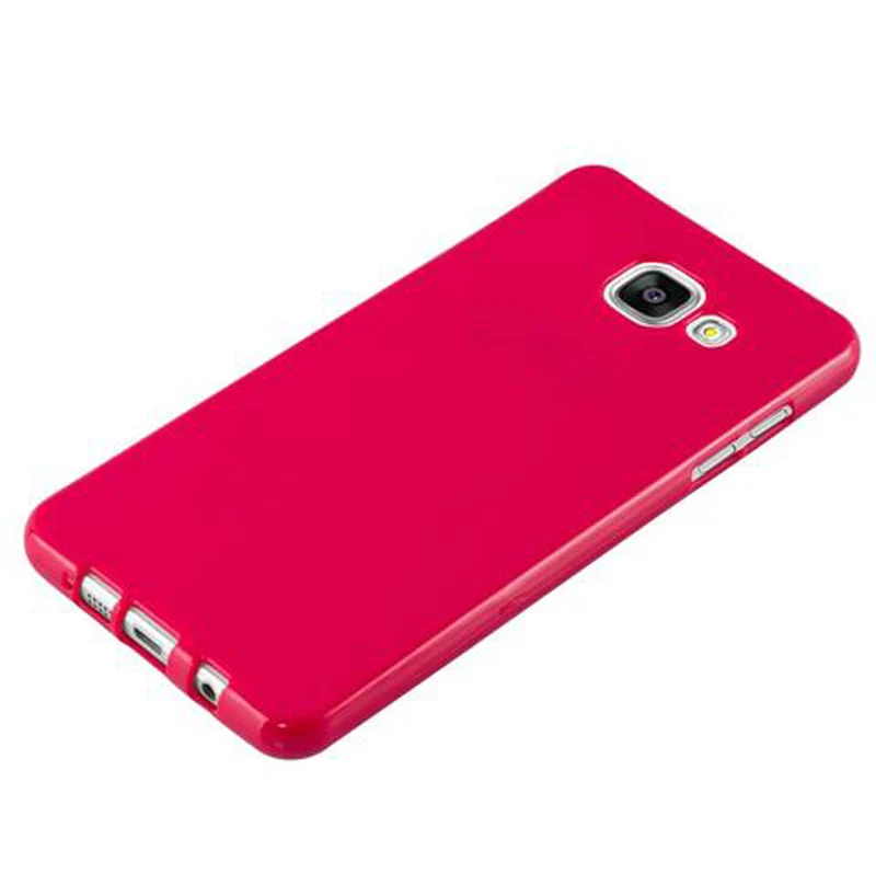 Cadorabo Hülle kompatibel mit Samsung Galaxy A3 2016 Schutzhülle aus flexiblem TPU Silikon