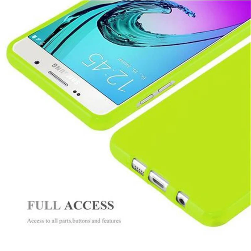 Cadorabo Hülle kompatibel mit Samsung Galaxy A3 2016 Schutzhülle aus flexiblem TPU Silikon