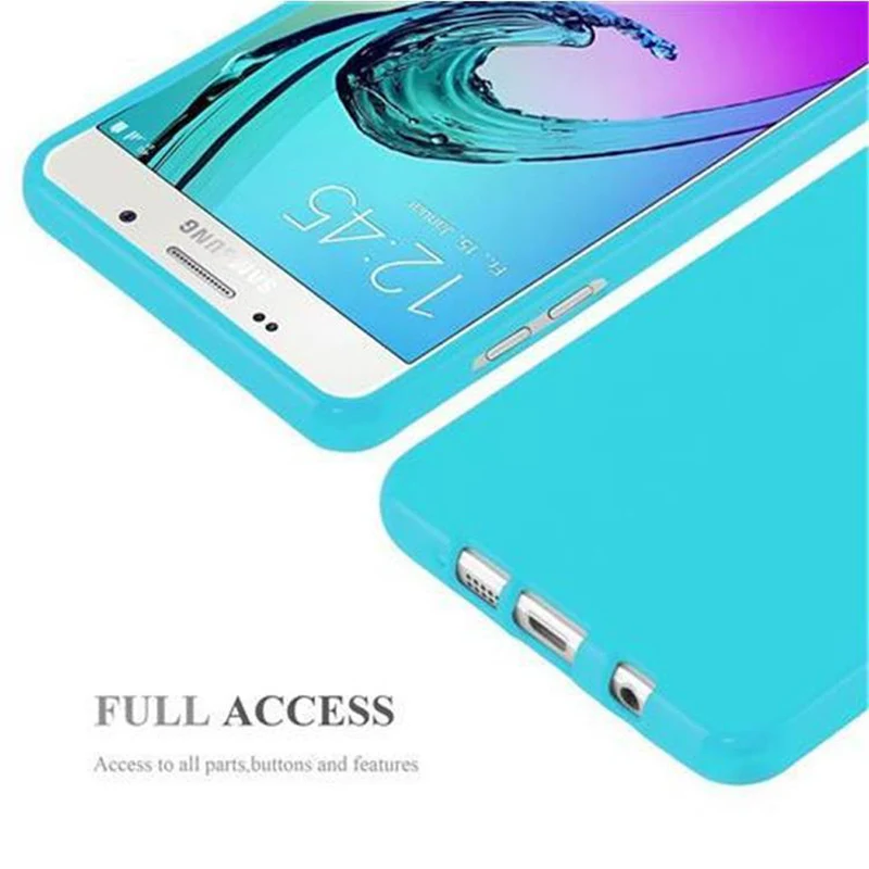 Cadorabo Hülle kompatibel mit Samsung Galaxy A3 2016 Schutzhülle aus flexiblem TPU Silikon