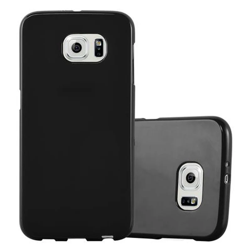 Cadorabo Hülle kompatibel mit Samsung Galaxy S6 Schutzhülle aus flexiblem TPU Silikon