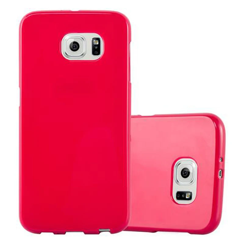 Cadorabo Hülle kompatibel mit Samsung Galaxy S6 Schutzhülle aus flexiblem TPU Silikon