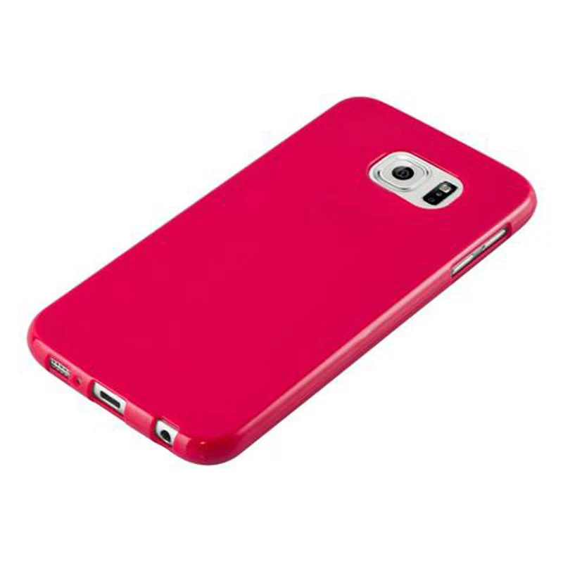 Cadorabo Hülle kompatibel mit Samsung Galaxy S6 Schutzhülle aus flexiblem TPU Silikon