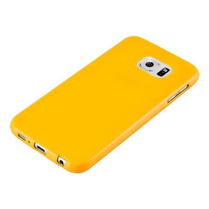 Cadorabo Hülle kompatibel mit Samsung Galaxy S6 Schutzhülle aus flexiblem TPU Silikon