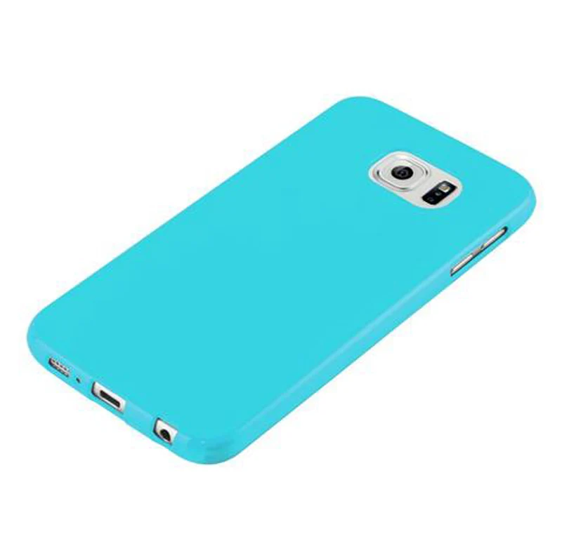 Cadorabo Hülle kompatibel mit Samsung Galaxy S6 Schutzhülle aus flexiblem TPU Silikon