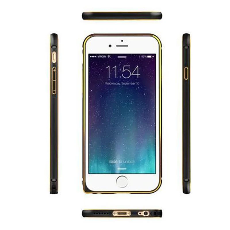 Cadorabo Hülle kompatibel mit Apple iPhone 6 / 6S Ultra Slim Aluminium Handyhülle