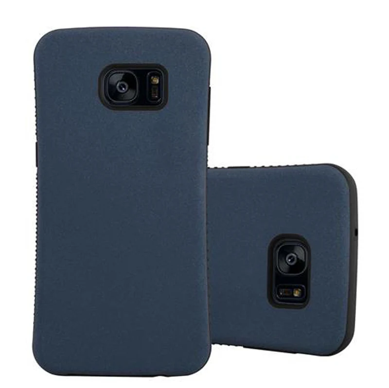 Cadorabo Hülle kompatibel mit Samsung Galaxy S7 EDGE Hard Case Schutzhülle Small Waist mit rutschfestem Gummi-Rücken