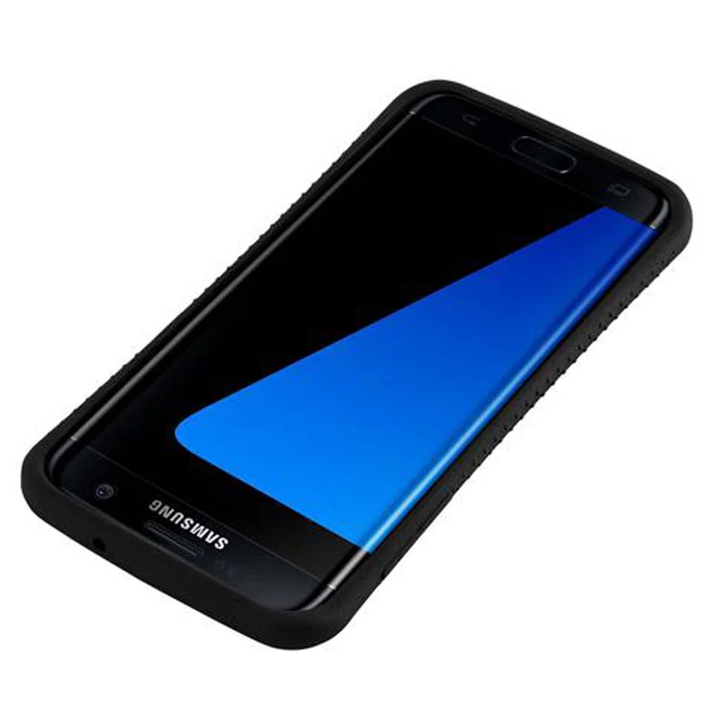 Cadorabo Hülle kompatibel mit Samsung Galaxy S7 EDGE Hard Case Schutzhülle Small Waist mit rutschfestem Gummi-Rücken