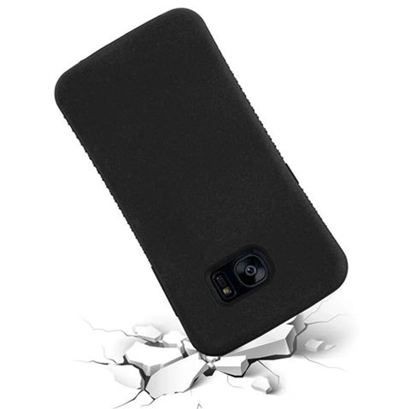 Cadorabo Hülle kompatibel mit Samsung Galaxy S7 EDGE Hard Case Schutzhülle Small Waist mit rutschfestem Gummi-Rücken