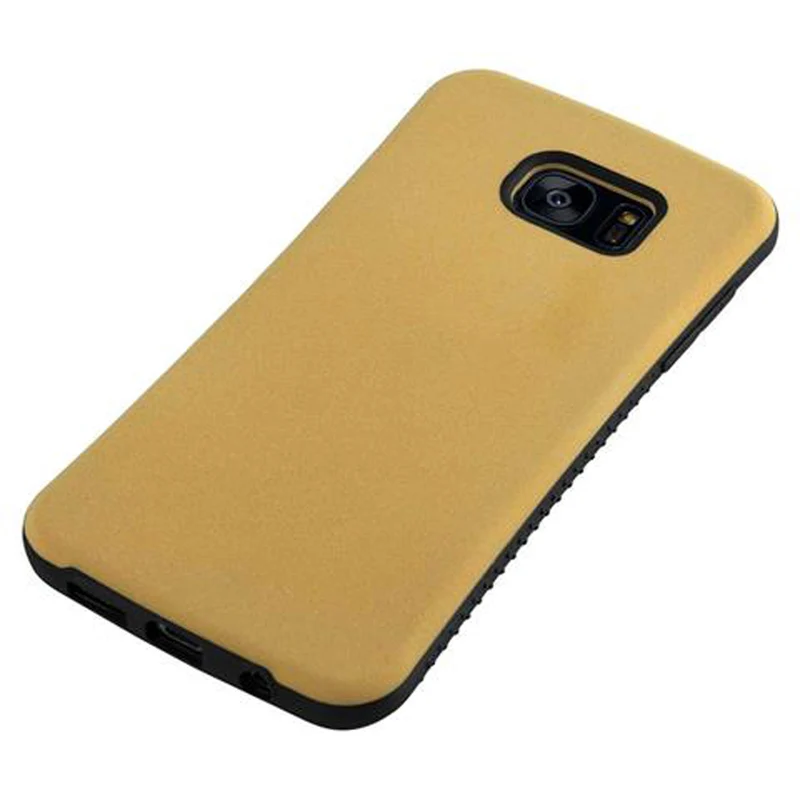 Cadorabo Hülle kompatibel mit Samsung Galaxy S7 EDGE Hard Case Schutzhülle Small Waist mit rutschfestem Gummi-Rücken
