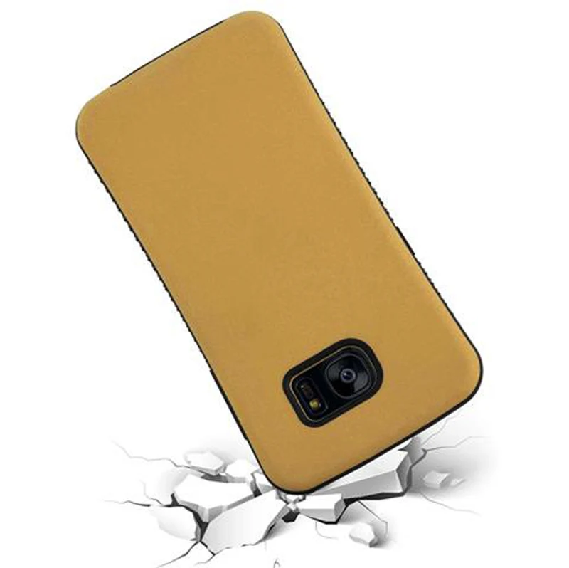 Cadorabo Hülle kompatibel mit Samsung Galaxy S7 EDGE Hard Case Schutzhülle Small Waist mit rutschfestem Gummi-Rücken