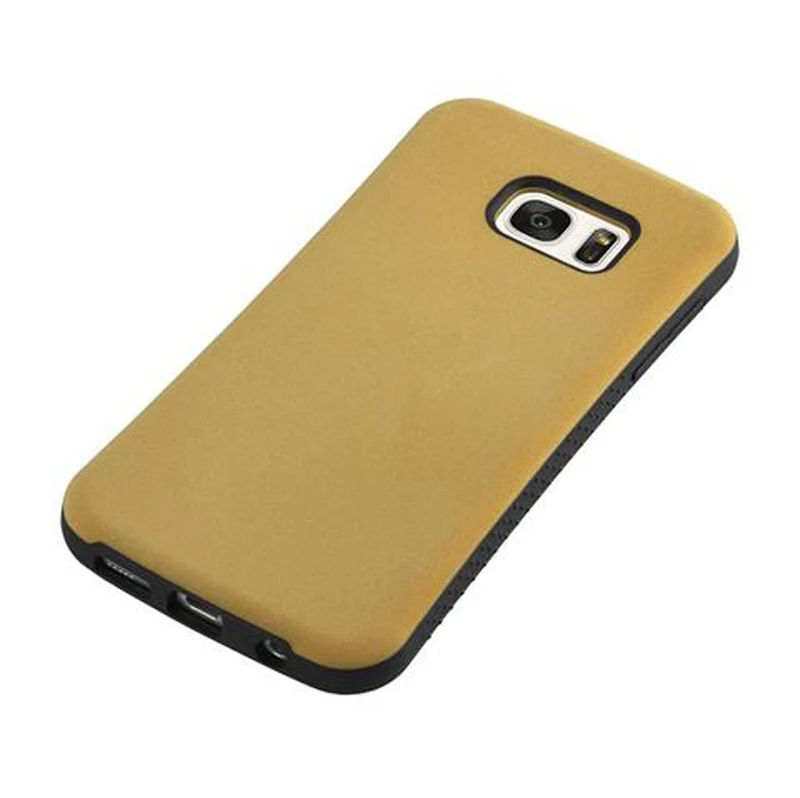 Cadorabo Hülle kompatibel mit Samsung Galaxy S7 Hard Case Schutzhülle Small Waist mit rutschfestem Gummi-Rücken