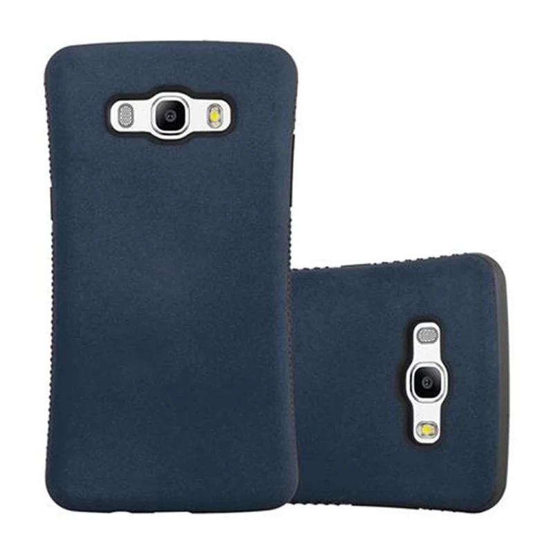 Cadorabo Hülle kompatibel mit Samsung Galaxy J5 2016 Hard Case Schutzhülle Small Waist mit rutschfestem Gummi-Rücken