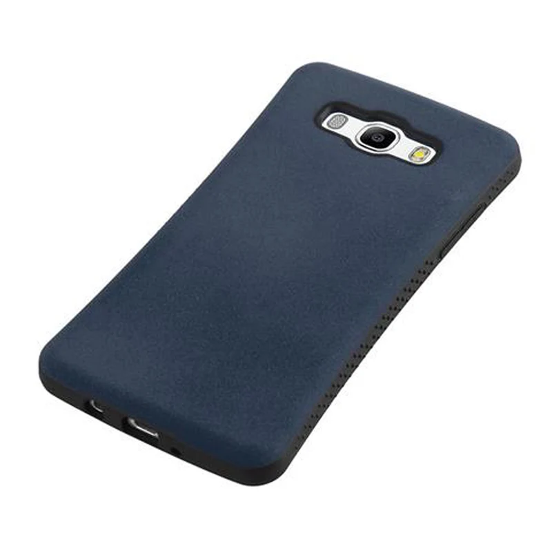 Cadorabo Hülle kompatibel mit Samsung Galaxy J5 2016 Hard Case Schutzhülle Small Waist mit rutschfestem Gummi-Rücken