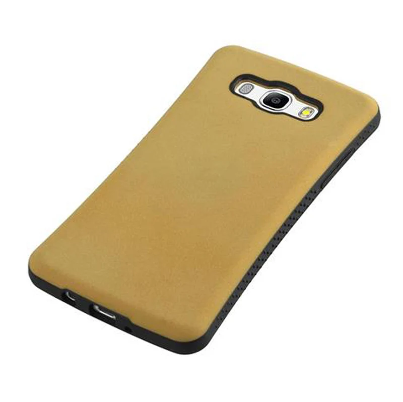 Cadorabo Hülle kompatibel mit Samsung Galaxy J5 2016 Hard Case Schutzhülle Small Waist mit rutschfestem Gummi-Rücken