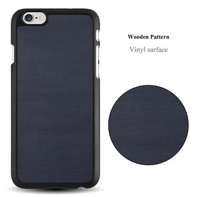 Cadorabo Hülle kompatibel mit Apple iPhone 6 / 6S Hard Case Schutzhülle in Holz Optik gegen Kratzer und Stöße