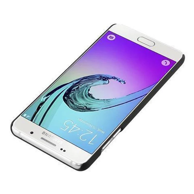Cadorabo Hülle kompatibel mit Samsung Galaxy A3 2016 Hard Case Schutzhülle in Holz Optik gegen Kratzer und Stöße