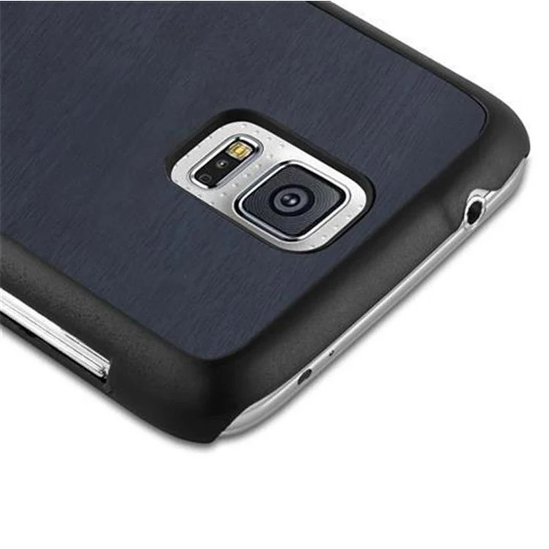 Cadorabo Hülle kompatibel mit Samsung Galaxy S5 / S5 NEO Hard Case Schutzhülle in Holz Optik gegen Kratzer und Stöße
