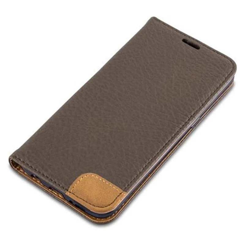 Cadorabo Hülle kompatibel mit Samsung Galaxy S7 EDGE Schutzhülle mit Standfunktion, Kartenfach und Textil-Patch