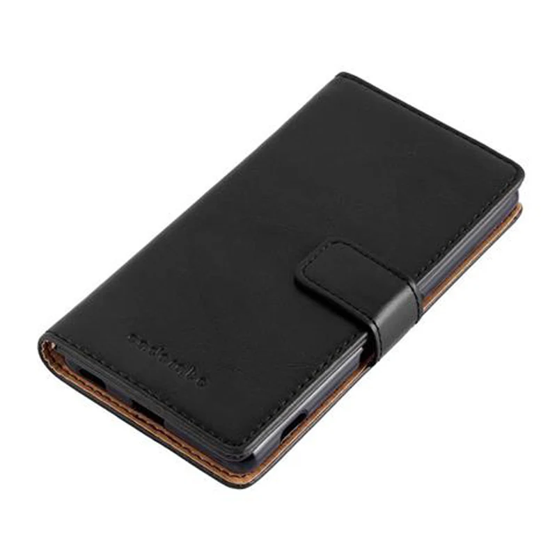Cadorabo Hülle kompatibel mit Sony Xperia M5 Schutzhülle mit Magnetverschluss, Standfunktion und Kartenfach