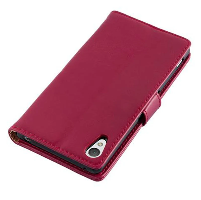 Cadorabo Hülle kompatibel mit Sony Xperia Z3 PLUS / Z4 Schutzhülle mit Magnetverschluss, Standfunktion und Kartenfach